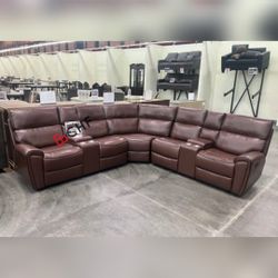 Living room recliner sectional sofa 