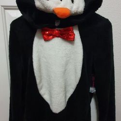 No Boundaries Junior Christmas Pinguin Hoodie M