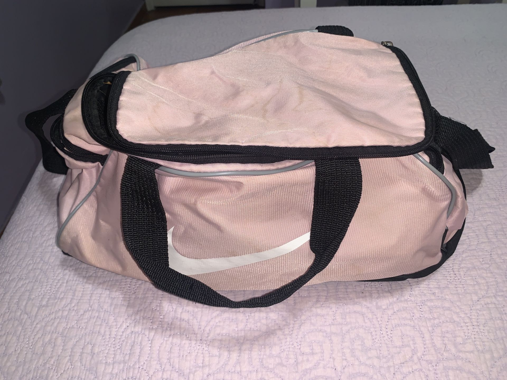 Pink Nike Duffle Bag