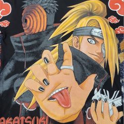 Anime Naruto Akatsuki All Over Print AOP Double Sided Size XL Shirt