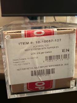 Pokemon Mega Evolution Booster Box