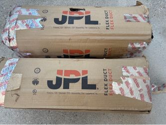 6" Silver Flex JPL Insulated Flexible Duct R6 25' FEET