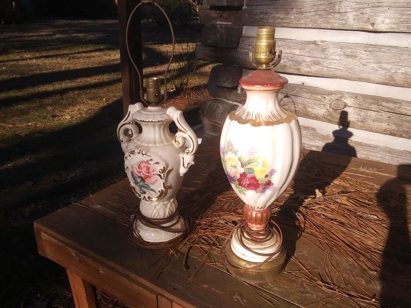 Two Antique Lamps