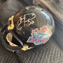 Emmitt Smith signed helmet