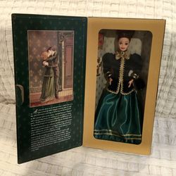 1997 3rd In a Series Hallmark Yuletide Romance Barbie . Perfect Condition