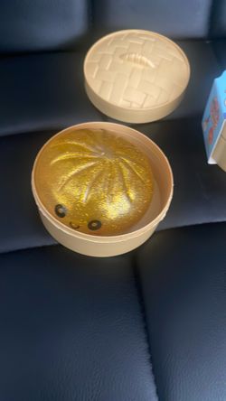 Golden glitter dumplings 2 no fingerprints not touched