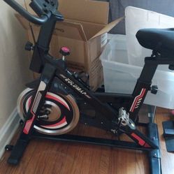 Exercise Bike-Stationary Indoor Cycling Bikes For Home Gym with Ipad Mount &Comfortable Seat Cushion(Red)