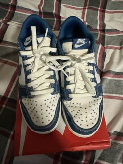 Industrial blue sashiko dunks