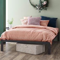 Full Size  ZINUS Mia Metal Platform Bed Frame / Wood Slat Support