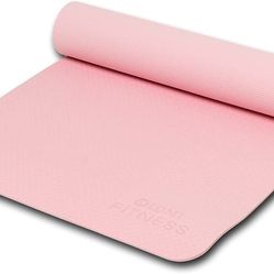 Lomi Fitness Premium Yoga Mat, Non Slip TPE Material for Extra Grip, Extra Padded, Exercise & Fitness