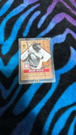 Babe Ruth Baseball Card