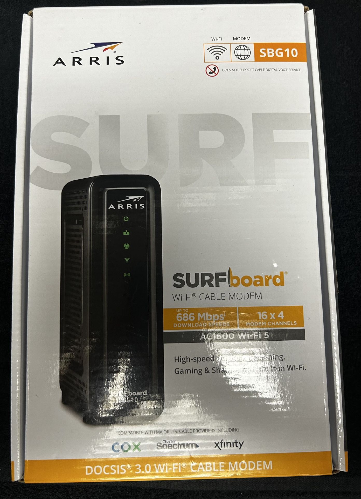 Arris DOCSIS 3.0 Wi-Fi Cable Modem (NEW)