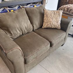 Plush, Soft, Loveseat, Couch