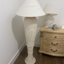 Art Deco Florida Bird Floor Lamp