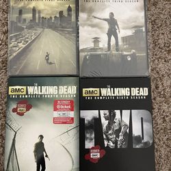The Walking Dead Seasons 1, 3, 4, 6 - NEW