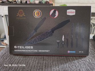 6 piece knife set.