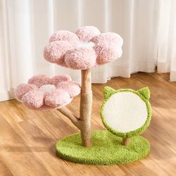 Flower Cat Tree with Scratching Post