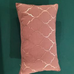 Grey throw pillow