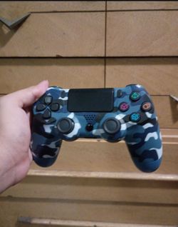 New PS4 controller Blue Camo Fully Working and Tested DualShock 4
