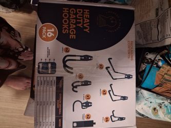 Heavy duty garage hooks