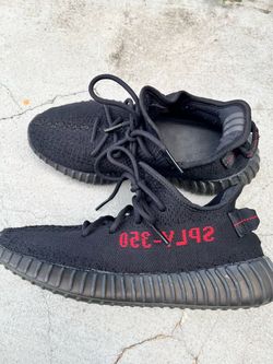 Adidas yeezy 350 black and red size 8 men