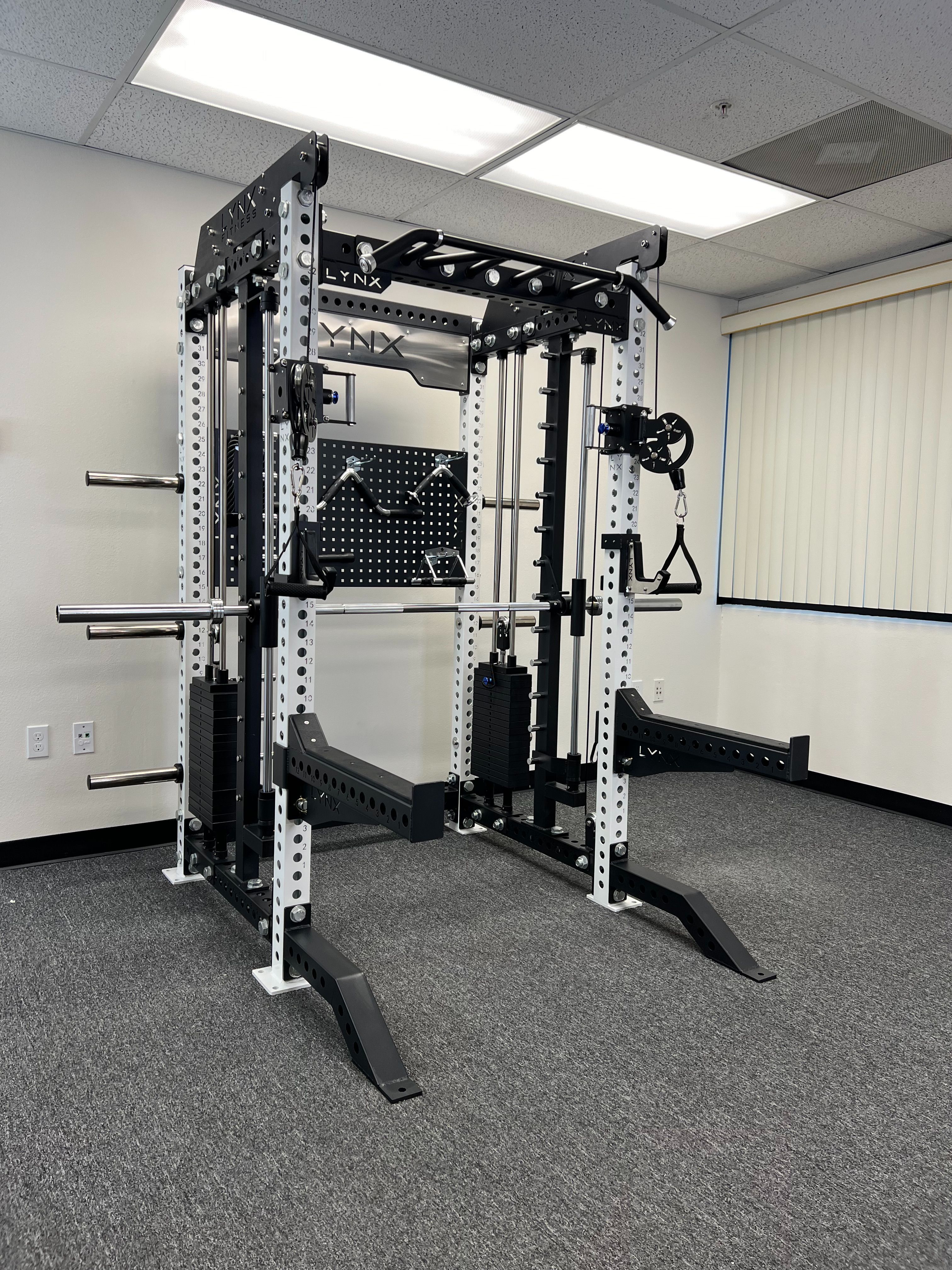 FULLY LOADED - FREE DELIVERY🟢All In One Home Gym🟢 Functional Trainer🟢Smith Machine🟢Squat Rack🟢Cable Machine