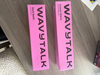 Wavytalk Vent Sesh Wide Flat Iron & Power Wave Hair Crimping Iron Bundle