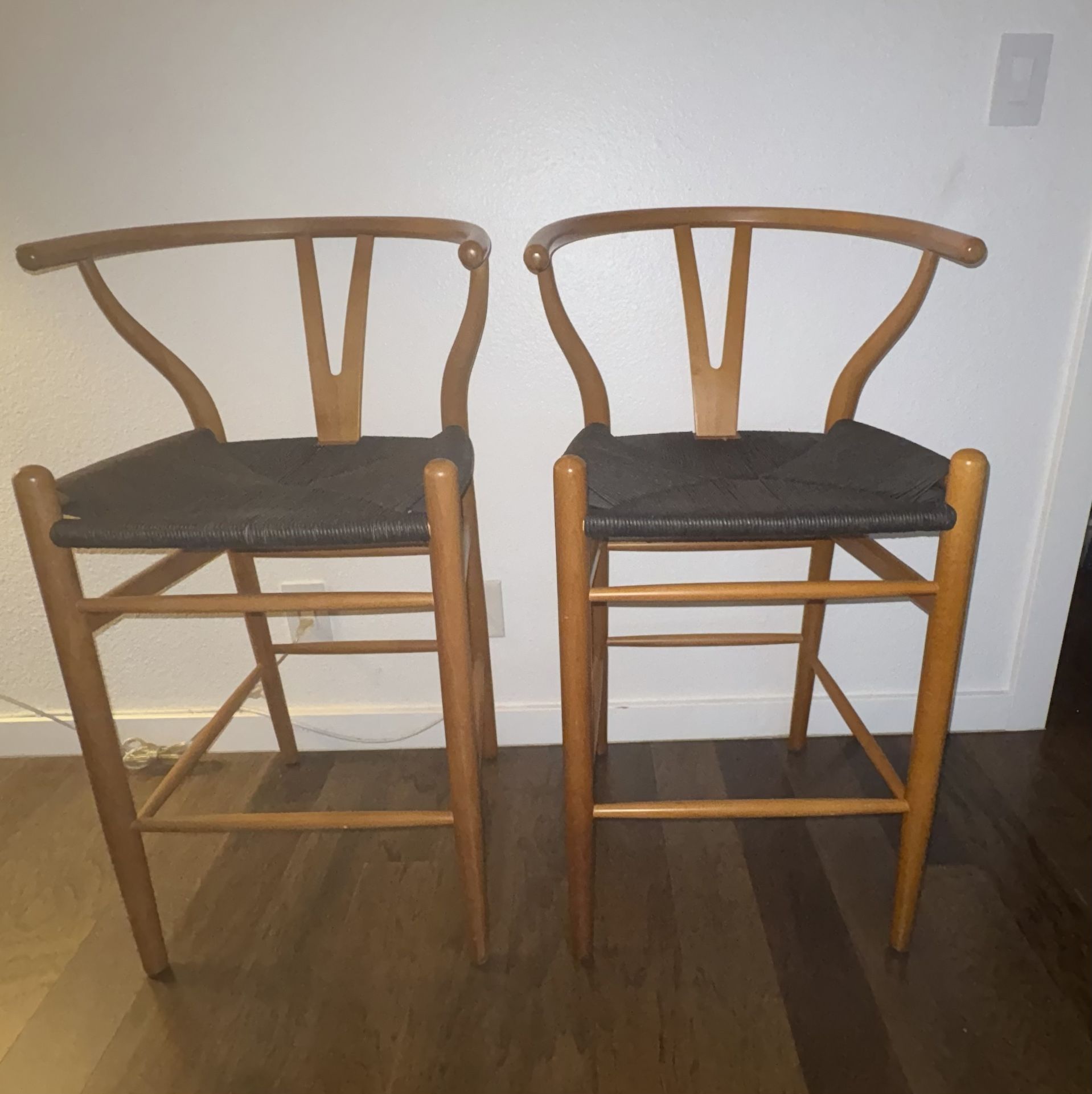 Pair of Wood Stools
