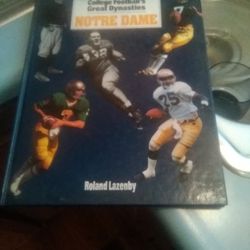 College Football's Great Dynasties. Notre Dame.  Book By Roland Lazenby.  New