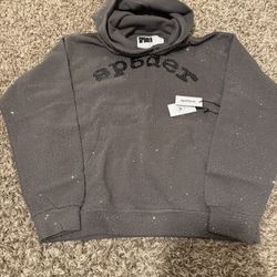 VVS sp5der hoodie with rhinestones 