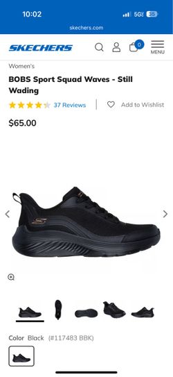 Black sketcher shoes