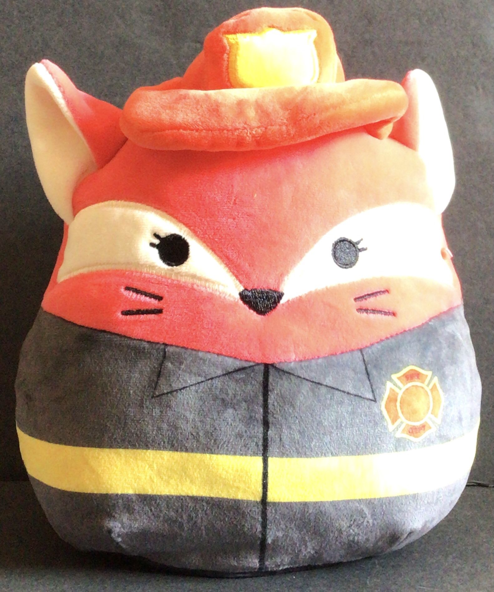 Squishmallow Hero’s Collection Fifi Red Fox First Responder Stuffed Animal 12”