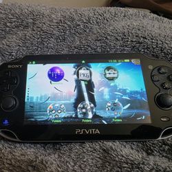 PS Vita Black 1000 OLED series Custom cfw altered Playstation Ps1 Psp Video Game Console  