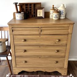 1800s solid Pine Dresser 