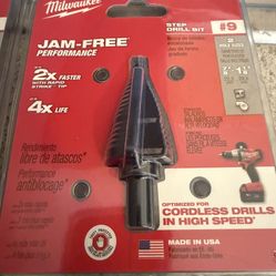 Milwaukee Step Drill Bit #9 48-89-9209 NEW (2 available