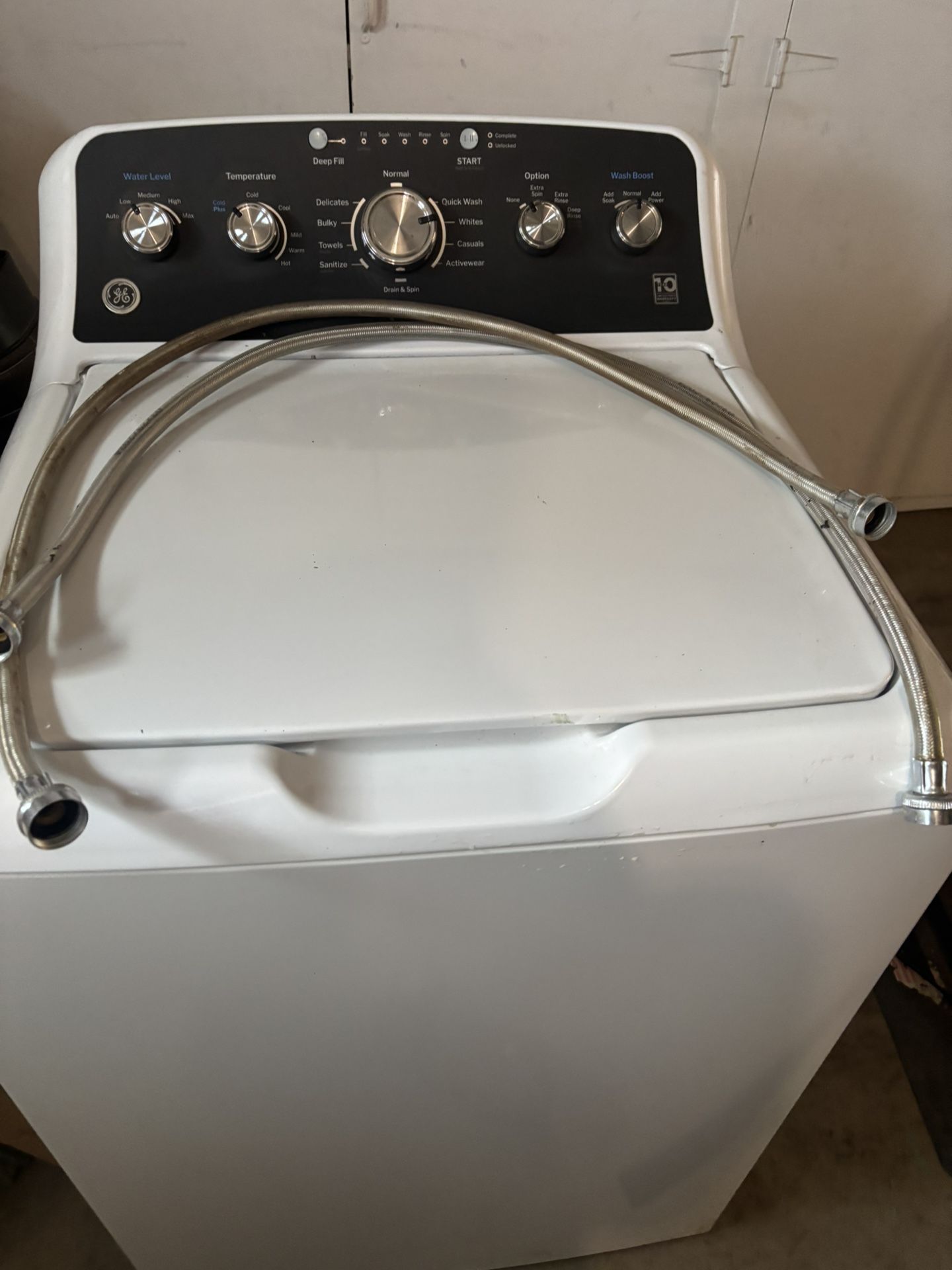 GE Washing Machine With Cold Boost.  4.5 Cu Ft Less Than A Year Old