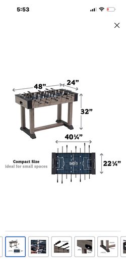 Foosball table (new in box)