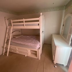Bunk Bed And Matching Dresser