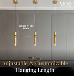 Pendant lights mod lighting gold