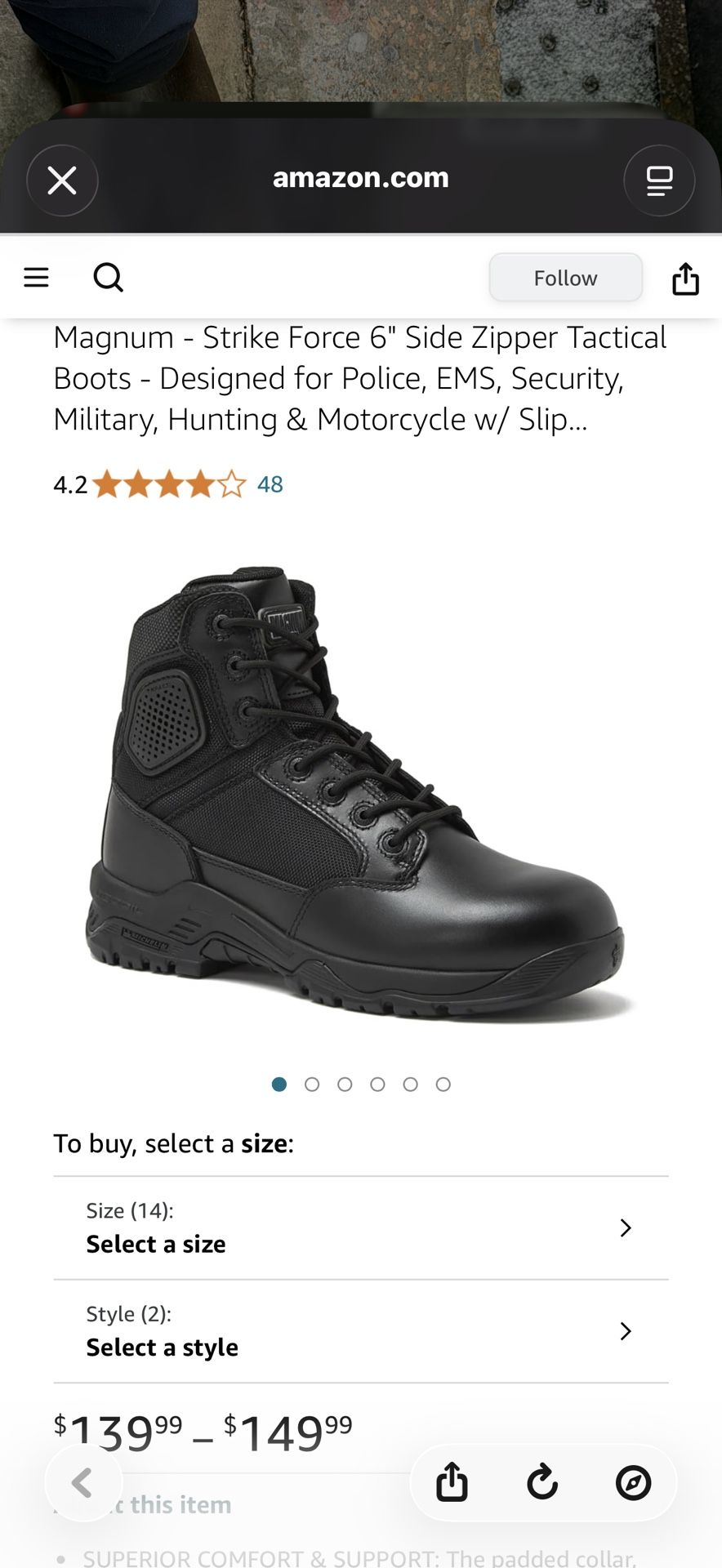 Magnum Strikeforce Classic Wide