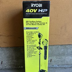 Ryobi Trimmer And Blower Kit