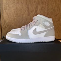 Air Jordan 1 Mid Linen