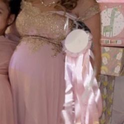 slim fit dress slacks Pinkblush Sequin Short Sleeve Maternity Maxi Dress
