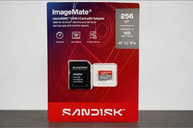 SanDisk ImageMate 256GB microSDXC Card with Adapter