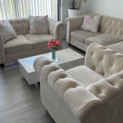 Sofa, Loveseat, Chair And Coffee Table For Sale