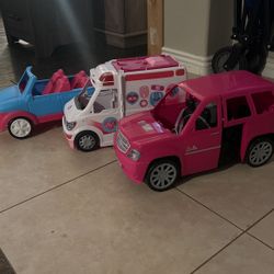 Barbie Vehicles 