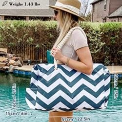 BRAND NEW wave striped extralarge Weekender