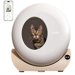 NIB Self Cleaning Litter Box with APP - Automatic Cat Litter Box for All Your Cats, Odor Control