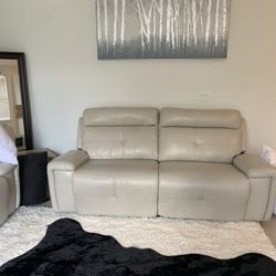 Set of Two Reclining Loveseats