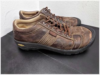 KEEN Austin 1002994 Brown Leather Shoes Men’s 11.5
